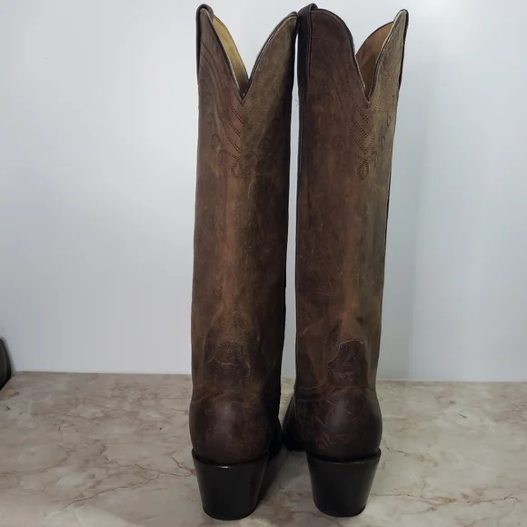 Shyanne Brown Heeled Western Cowgirl Boots Size 8.5 - Picture 5 of 7